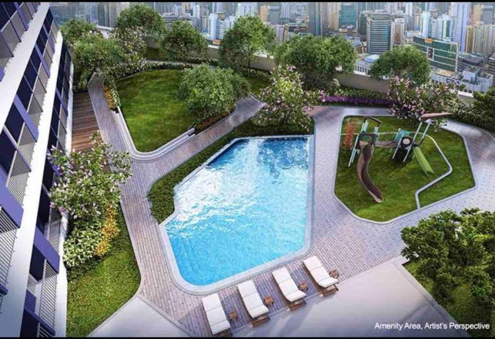 Air Residences Makati - Fully Furnished Condo With Skyline Views! マニラ市 エクステリア 写真